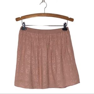 Lucky Brand Cute Summer Flowy Pink Skirt SZ S
